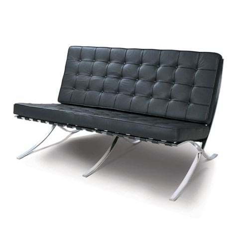 Изображение Mies van der Rohe Barcelona - Loveseat sofa (1929)